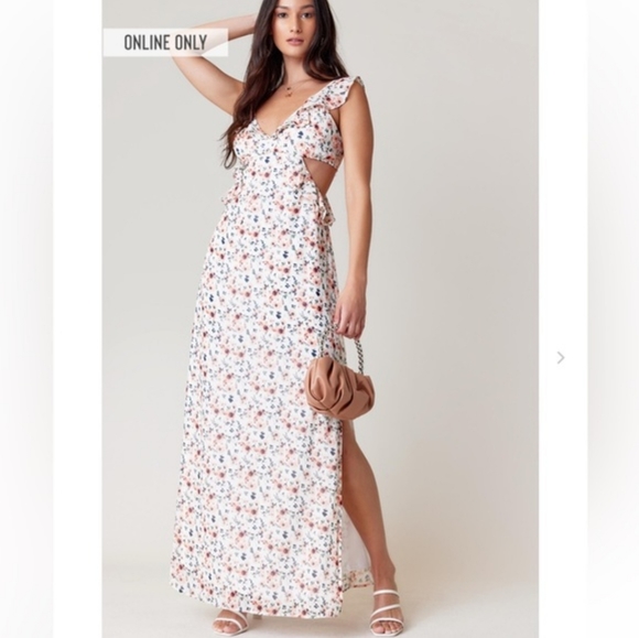 💛 Floral maxi dress - Picture 1 of 7